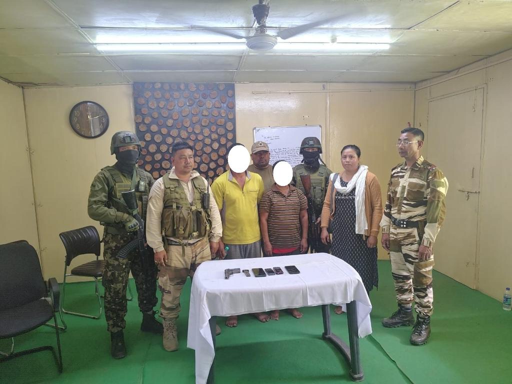On 17.06.2025, security forces arrested 02 (two) active cadres of KCP (PWG) from Ningthoukhong Kha Khunou area under Bishnupur-PS, Bishnupur District, namely, (i) Khomdram Joy Singh @ Khagemba (51) of Nambol Lourembam, a/p Ningthoukhong Kha Khunou, Bishnupur District and (ii)
