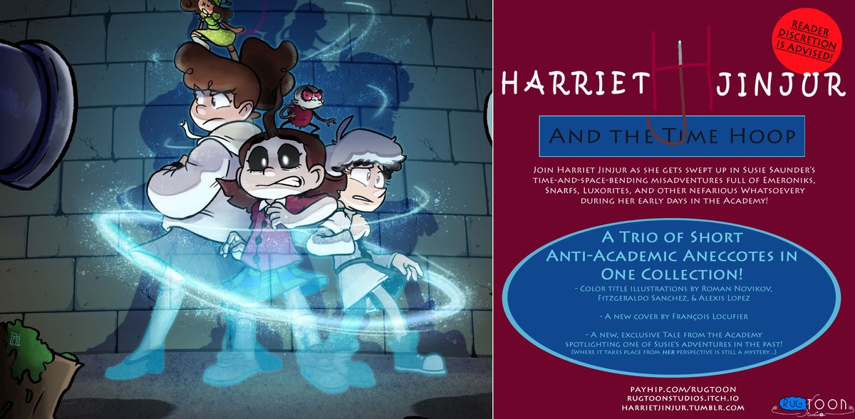Harriet Jinjur (@harrietjinjur) on Twitter photo NOW AVAILABLE! IT'S ABOUT TIME!
You can get three stories, a bonus story, clean covers, and a page from my notebook for a small price of $1.99!
A huge thanks to Ammy Nymberg, François Locufier, <a href="/Nekr0ns/">Nekr0ns (Commissions open)</a>, Alexis Lopez, and especially <a href="/Art29Sanchez/">SanchezArt29</a> for all the support! NOW AVAILABLE! IT'S ABOUT TIME!
You can get three stories, a bonus story, clean covers, and a page from my notebook for a small price of $1.99!
A huge thanks to Ammy Nymberg, François Locufier, <a href="/Nekr0ns/">Nekr0ns (Commissions open)</a>, Alexis Lopez, and especially <a href="/Art29Sanchez/">SanchezArt29</a> for all the support!