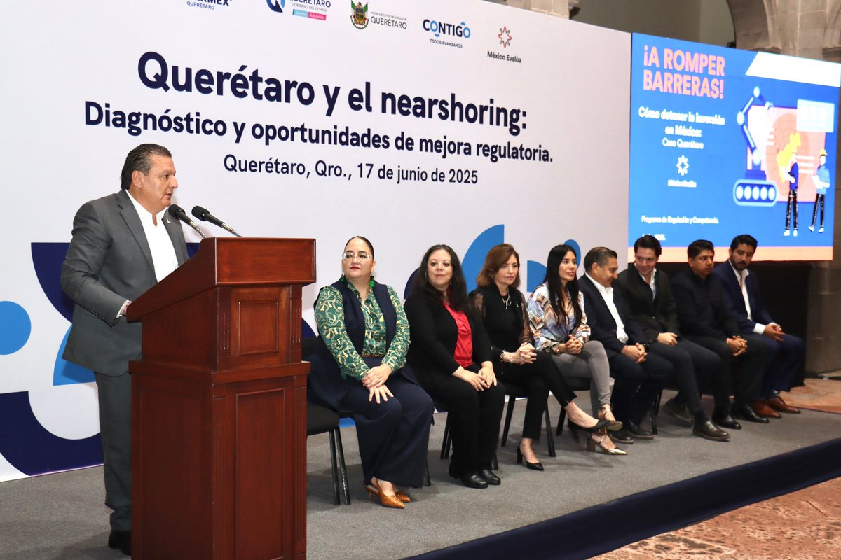 Liliana San Martin Castillo (@lilianasanmar) on Twitter photo 🖊️Hoy la <a href="/coparmexqro1/">Coparmex Querétaro</a> y a <a href="/mexevalua/">México Evalúa</a> presentaron los resultados “Querétaro y el nearshoring”. Un ejercicio muy enriquecedor que permitió identificar los alcances en la materia y visualizar las áreas de oportunidad para seguir perfilando a Querétaro como polo estratégico. 🤝 🖊️Hoy la <a href="/coparmexqro1/">Coparmex Querétaro</a> y a <a href="/mexevalua/">México Evalúa</a> presentaron los resultados “Querétaro y el nearshoring”. Un ejercicio muy enriquecedor que permitió identificar los alcances en la materia y visualizar las áreas de oportunidad para seguir perfilando a Querétaro como polo estratégico. 🤝