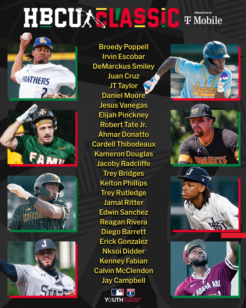 The 2025 HBCU Swingman Classic All-Stars💫

Join us on Friday, July 11 at Truist Park!
TICKETS: bit.ly/44b7KFH