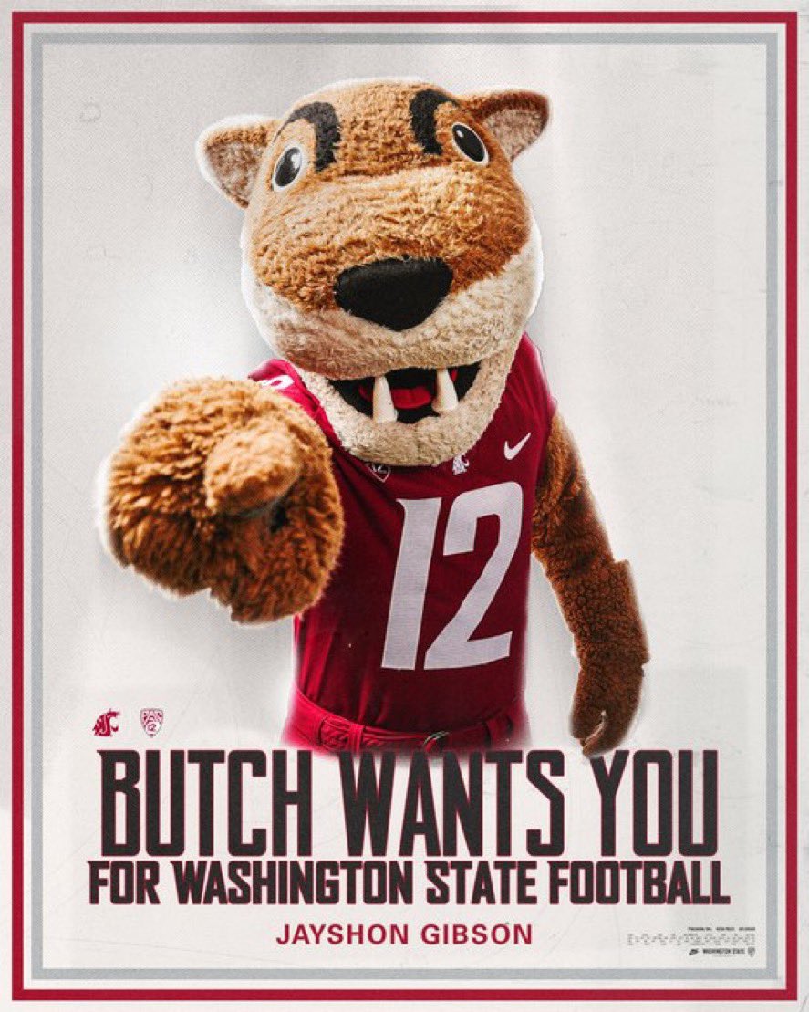 JayshonGibson3's tweet image. Thanks Coach @DkirkwoodWSU and @nickmeltz and @WSUCougarFB for the love! #GoCougs