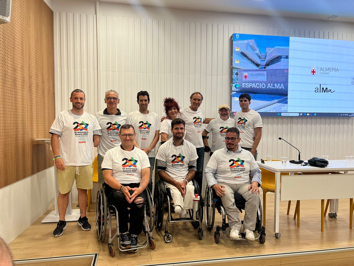 Patronato Municipal de Deportes de Almería (@pmd_almeria) on Twitter photo Almería celebra la jornada ‘Deporte sin límites’, con protagonistas que han superado las barreras para “transformar sus vidas”
Coordinada por el concejal de Ciudad Activa, Antonio Casimiro, intervinieron en el Espacio Alma deportistas con y sin discapacidad
<a href="/aytoalm/">Ayuntamiento de Almería</a> Almería celebra la jornada ‘Deporte sin límites’, con protagonistas que han superado las barreras para “transformar sus vidas”
Coordinada por el concejal de Ciudad Activa, Antonio Casimiro, intervinieron en el Espacio Alma deportistas con y sin discapacidad
<a href="/aytoalm/">Ayuntamiento de Almería</a>