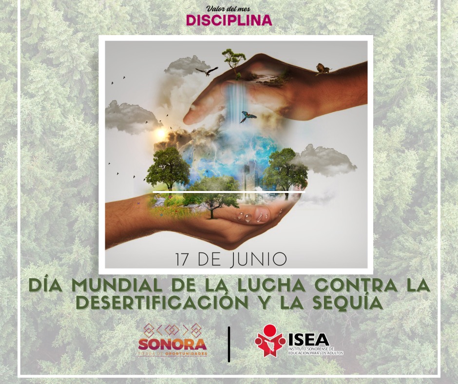 ⚪️ Vivimos en el desierto y esa es razón suficiente para cuidar el vital líquido así como el suelo; de acuerdo a la ONU, que estableció esta fecha: una tierra sana es la base de economías prósperas y al día de hoy,   el 40% de la superficie terrestre está degradada. 🌱