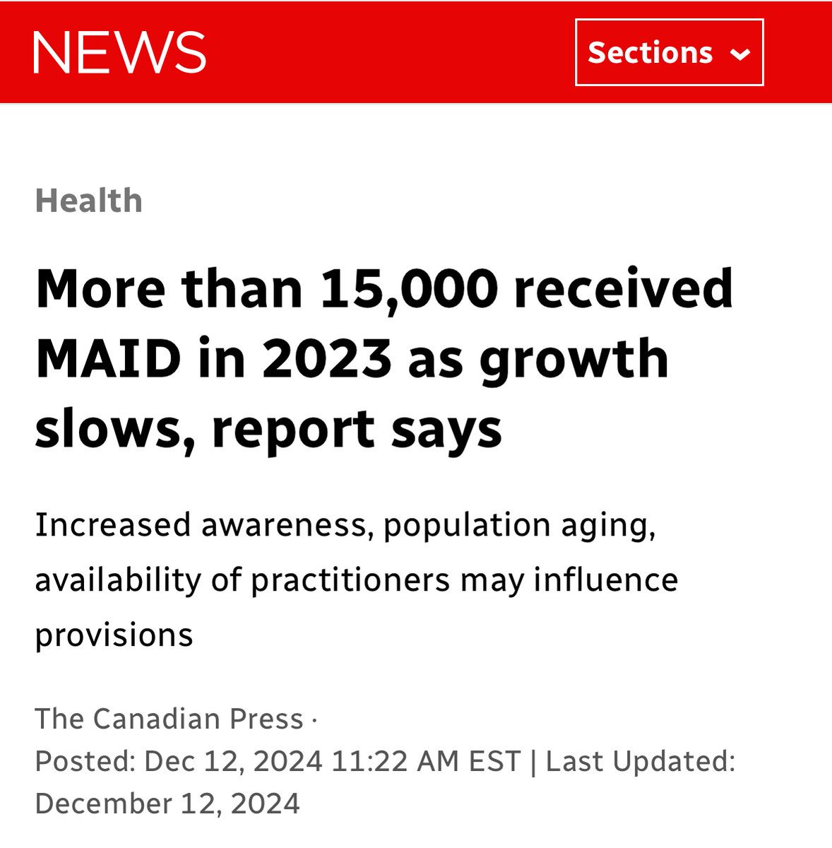 How Canada’s public broadcaster discusses animal euthanasia vs human euthanasia