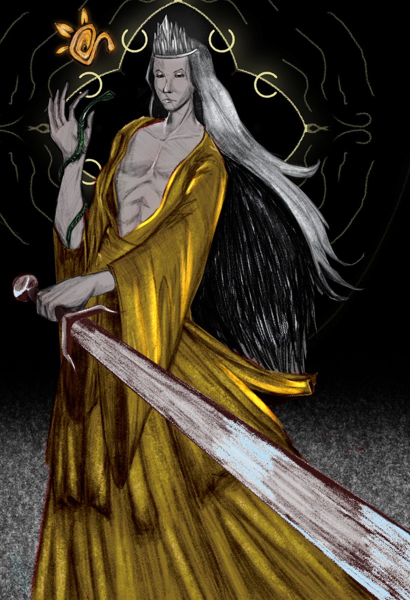 Rizukio02's tweet photo. The Yellow King.

#FearandHunger #FearAndHugnerTermina #fanart https://t.co/Aq5kgAxSQF