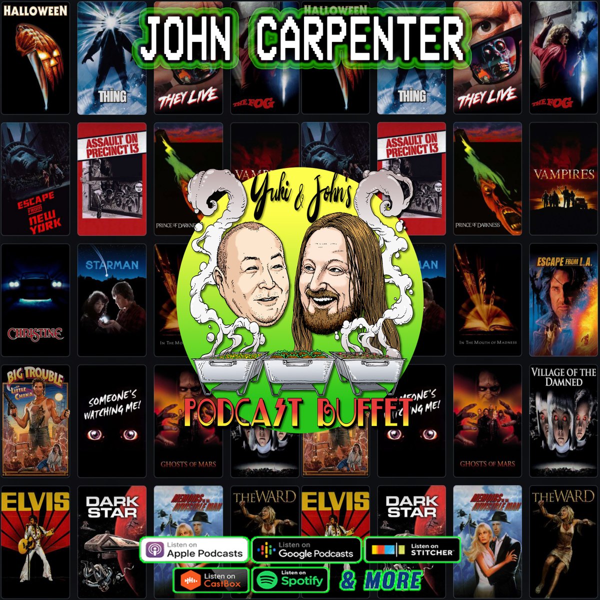 John Brennan aka Johnny Bubba (@badtechno) on Twitter photo Yuki and John's Podcast Buffet! We discuss JOHN CARPENTER
What's your favorite John Carpenter masterpiece?
Spotify: open.spotify.com/show/1Ro1vrMUP…
Apple: podcasts.apple.com/us/podcast/yuk…
Simplecast: …iandjohnspodcastbuffet.simplecast.com
<a href="/patreonbuffet/">Yuki and John's Patreon Buffet</a> #YukiAndJohnsPatreonBuffet :: patreon.com/yukiandjohnspa… Yuki and John's Podcast Buffet! We discuss JOHN CARPENTER
What's your favorite John Carpenter masterpiece?
Spotify: open.spotify.com/show/1Ro1vrMUP…
Apple: podcasts.apple.com/us/podcast/yuk…
Simplecast: …iandjohnspodcastbuffet.simplecast.com
<a href="/patreonbuffet/">Yuki and John's Patreon Buffet</a> #YukiAndJohnsPatreonBuffet :: patreon.com/yukiandjohnspa…