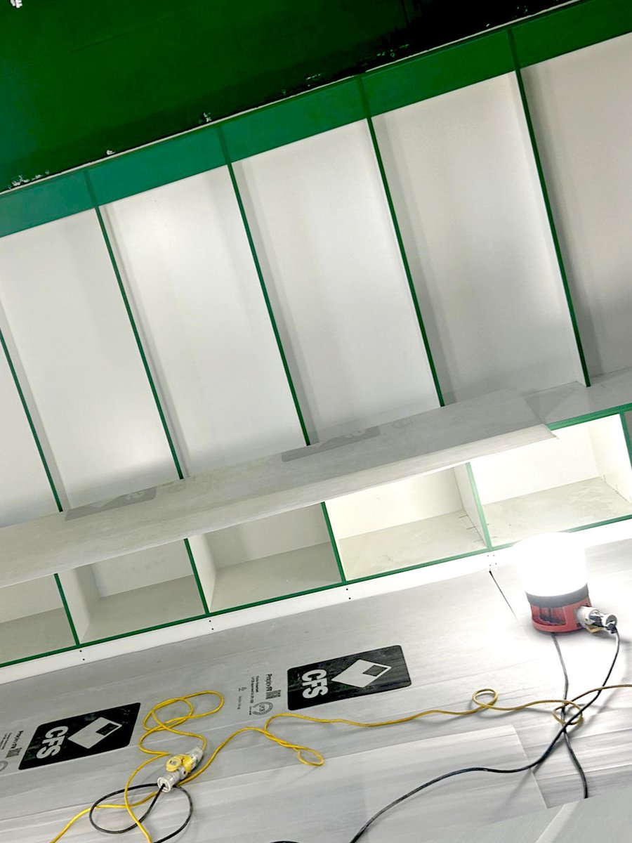 APFurn's tweet photo. Another full changing room refurbishment started this week, look out for completion photos in a few weeks time 🕰️ https://t.co/59KnVZMYvF