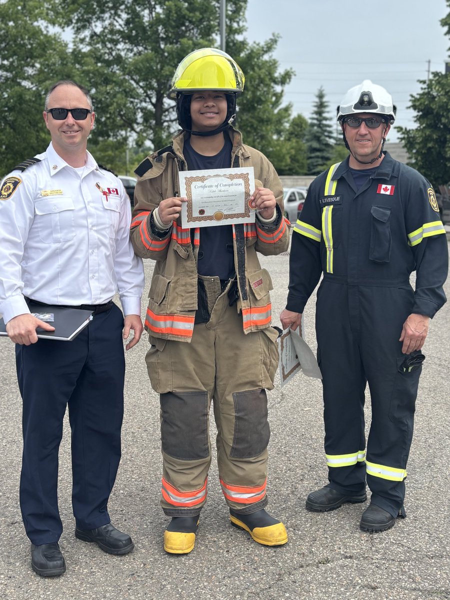 Ajax Fire and Emergency Services (@ajax_fire) on Twitter photo Ryan, Kaleb, Ronin and Jackson completed their co-op with #AjaxFire today!👏🚒 They received certificates of completion from Deputy Chief Porter & Chief Training Officer Levesque. Thanks for your hard work & best of luck in the future! <a href="/TownOfAjax/">Town of Ajax</a> Ryan, Kaleb, Ronin and Jackson completed their co-op with #AjaxFire today!👏🚒 They received certificates of completion from Deputy Chief Porter & Chief Training Officer Levesque. Thanks for your hard work & best of luck in the future! <a href="/TownOfAjax/">Town of Ajax</a>