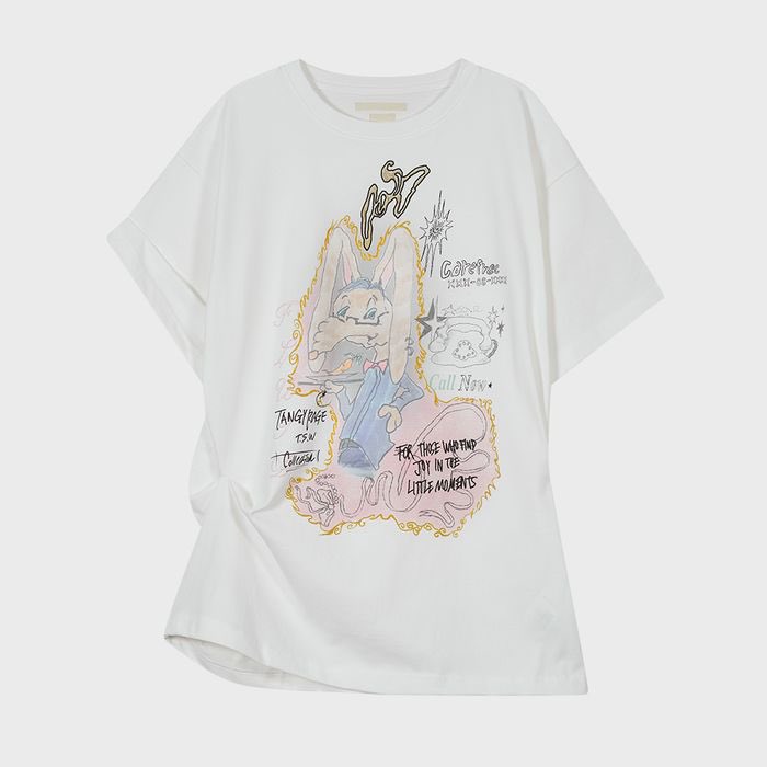 typeservice rabbit ruched tshirt มาลด 40% 🐰🤍.ᐟ ถูกกว่าเดิมไปอีกก เหลือ — 1,300฿ free ems ส่งแอร์ 💭