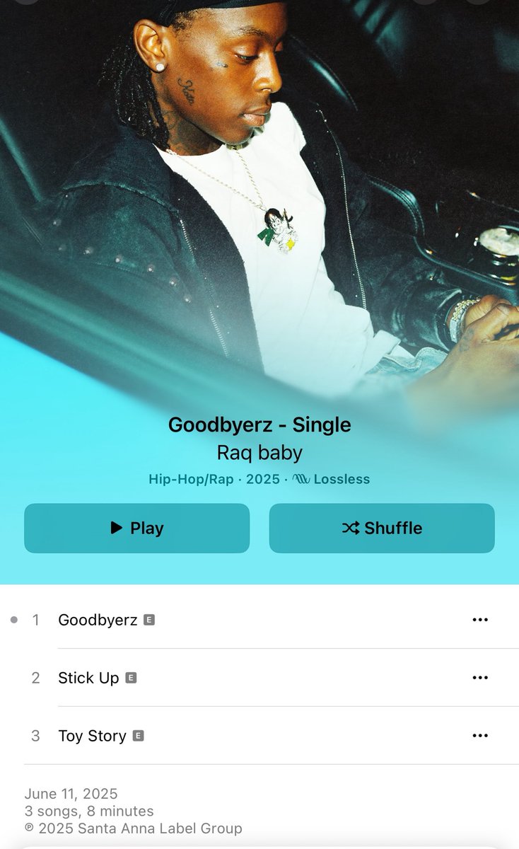 MotionMocha's tweet image. #RaqBaby Album Just Dropped On @AppleMusic