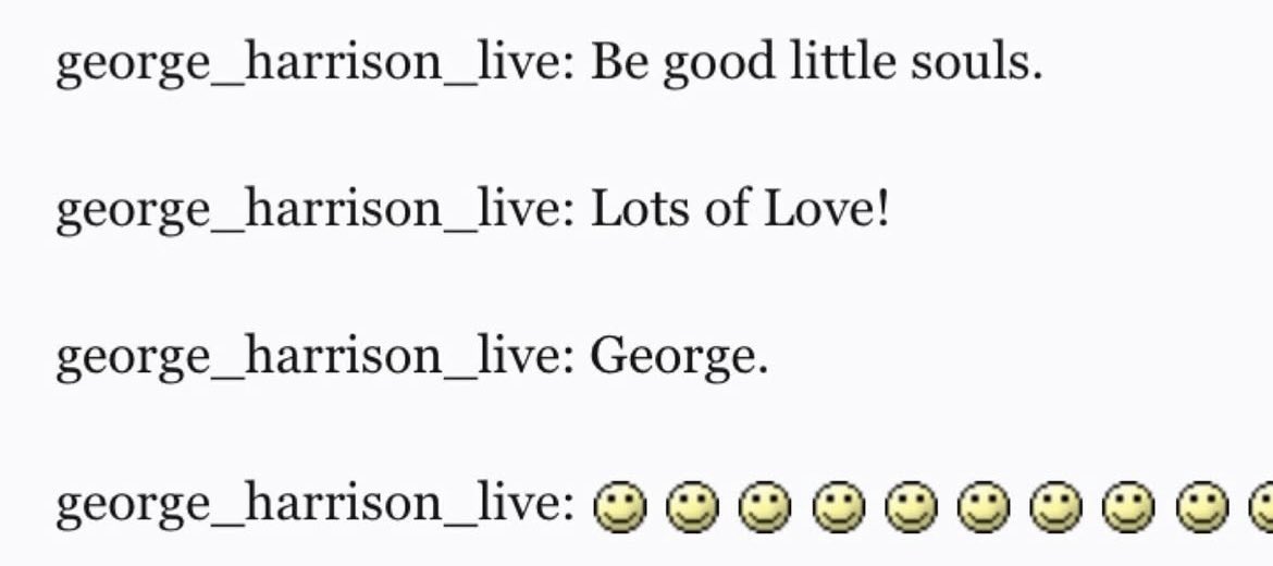toluvvsuki's tweet image. that one time george was on yahoo q&amp;amp;a and and ended the chat w a bunch of smiley emojis😭😭😭I CANT DO THIS RN 😭😭😭