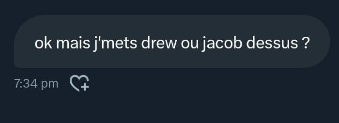 attendez encore un peu il est pas prêt