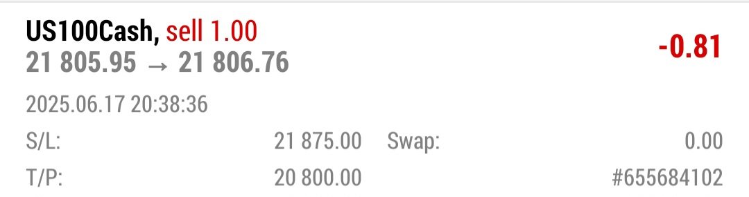 Laborerim's tweet image. US100Cash ile satışı patlattık🎉
Sell 21 805
S/L: 21 875
T/P: 20 800
Kâr mı kaybettik, yoksa borsada yeni dans adımı mı bulduk💃
#TradingHumor #US100Cash #KârMakinisti