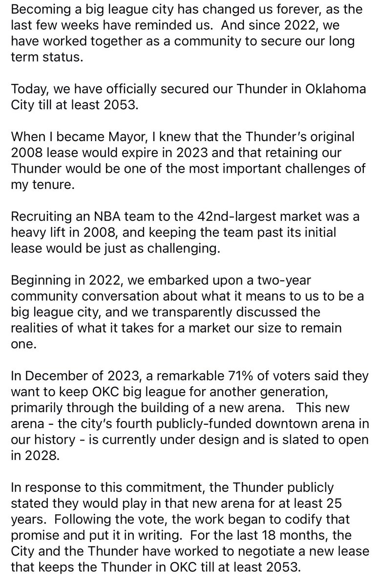 Mayor David Holt tweet media