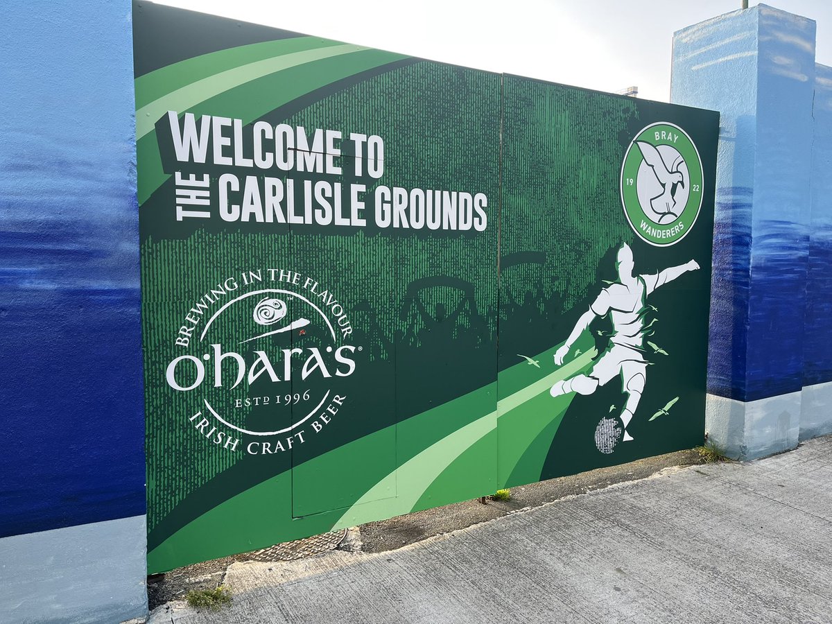 BrayWanderers's tweet photo. 𝐖𝐡𝐚𝐭 𝐚𝐧 𝐞𝐧𝐭𝐫𝐚𝐧𝐜𝐞

The new-look gates at the Carlisle Grounds - in association with @OHarasBeers https://t.co/B0pk0NlxBx