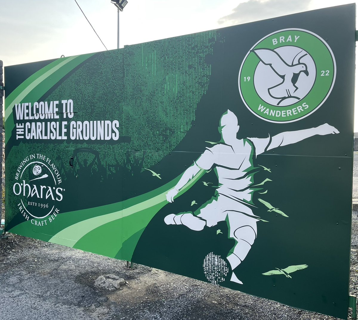 𝐖𝐡𝐚𝐭 𝐚𝐧 𝐞𝐧𝐭𝐫𝐚𝐧𝐜𝐞

The new-look gates at the Carlisle Grounds - in association with <a href="/OHarasBeers/">O'Hara's Irish Craft Beer</a>