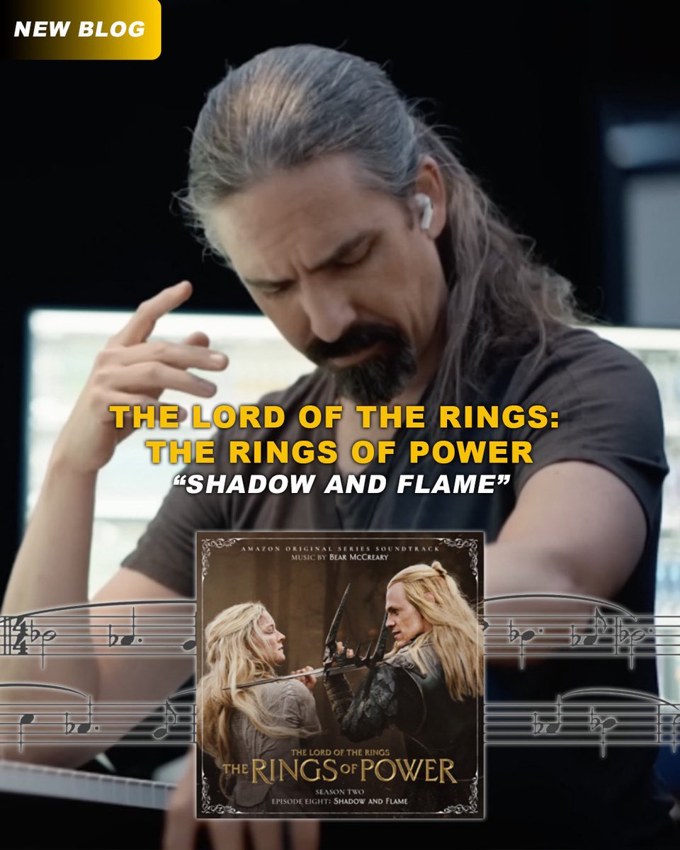 Bear McCreary 🐻🎶 (@bearmccreary) on Twitter photo NEW BLOG:
#TheLordOfTheRings <a href="/TheRingsofPower/">The Lord of the Rings</a> Season 2 Finale, “Shadow and Flame”
My epic journey with season 2 concludes in my new blog.
Link below👇🏼 NEW BLOG:
#TheLordOfTheRings <a href="/TheRingsofPower/">The Lord of the Rings</a> Season 2 Finale, “Shadow and Flame”
My epic journey with season 2 concludes in my new blog.
Link below👇🏼