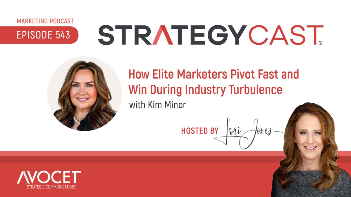 Clarity Wins in Chaos. When the world gets noisy, simplify. Kim Minor, CMO of Emapta, breaks down how clarity and authenticity cut through disruption. Listen to her StrategyCast 🎙️episode now. 🎧  strategycast.com/podcast/how-el… #MarketingLeadership #BusinessResilience