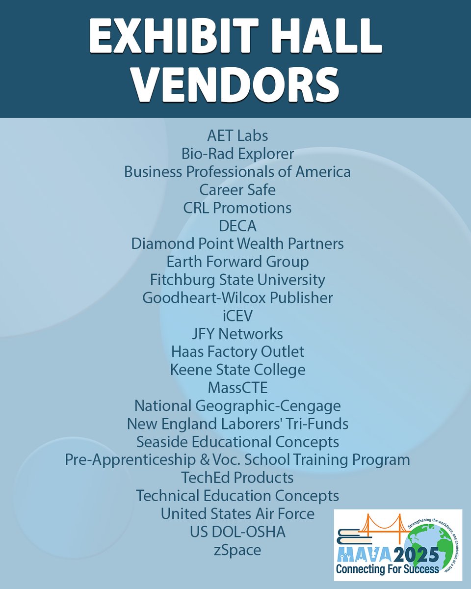 We’re excited to welcome our #CFS2025 Vendor Hall Exhibitors! These incredible #partners are bringing valuable insights, #resources, and innovations to support your work and #learning. Let’s show our vendors some love --- see you next week!