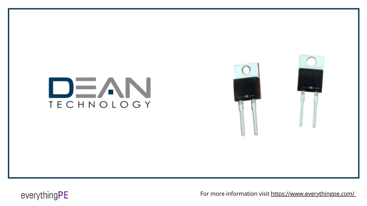 everything_PE_'s tweet image. Dean Technology’s 1600 V High‑Power Fast‑Recovery Silicon Rectifier

Learn more: ow.ly/NRNY50WaQ1X

#siliconrectifier #fastrecovery #powerdiode #deantechnology #powerengineering #powerelectronics #electronics #energy