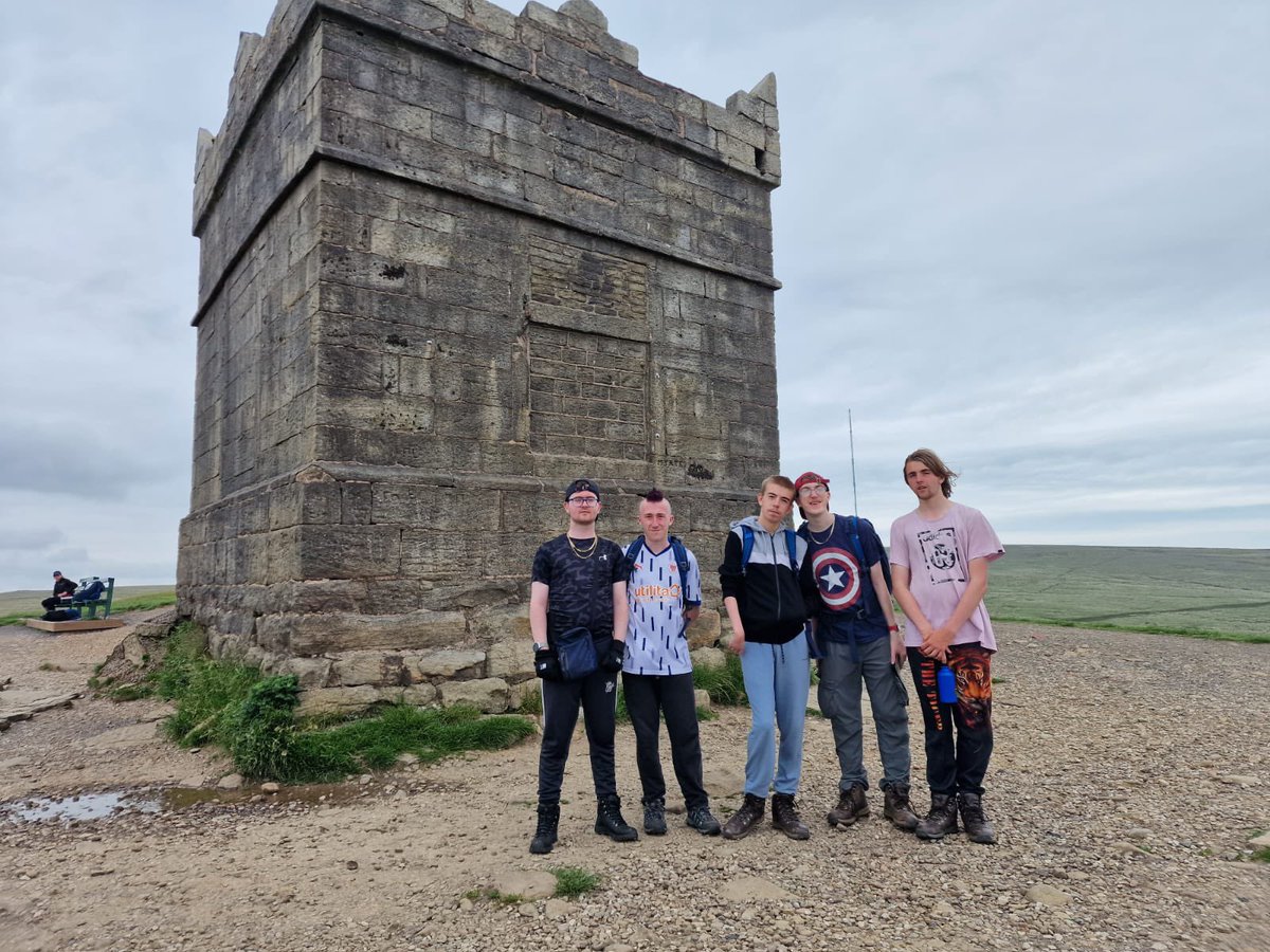 PCABlackpool's tweet image. Our Sixth Form Silver DofE group have arrived at Bibby's Farm for their qualifying expedition. They quickly set up camp and completed their first walk around Rivington Pike. After a long day they are now relaxing with a game of dominoes before they cook their tea! @DofENorth