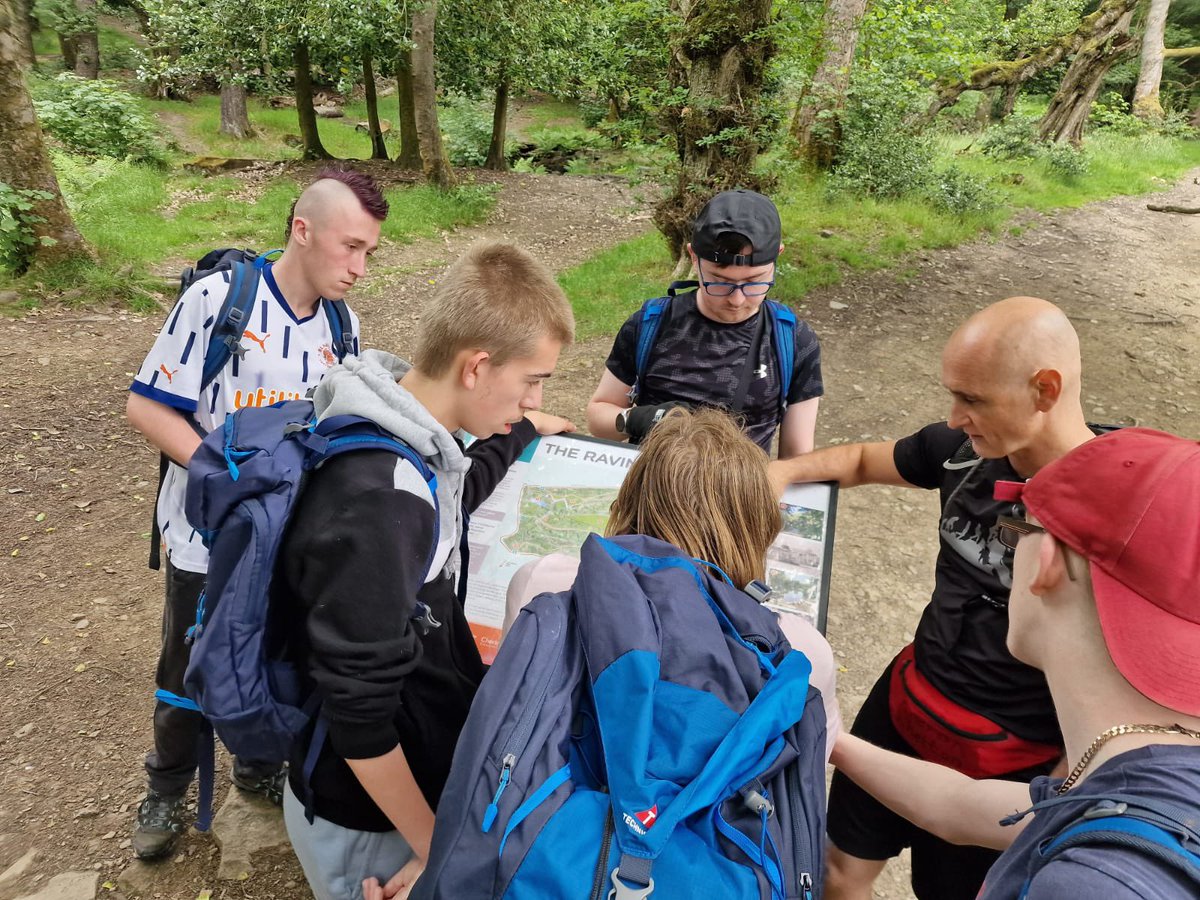 PCABlackpool's tweet image. Our Sixth Form Silver DofE group have arrived at Bibby's Farm for their qualifying expedition. They quickly set up camp and completed their first walk around Rivington Pike. After a long day they are now relaxing with a game of dominoes before they cook their tea! @DofENorth