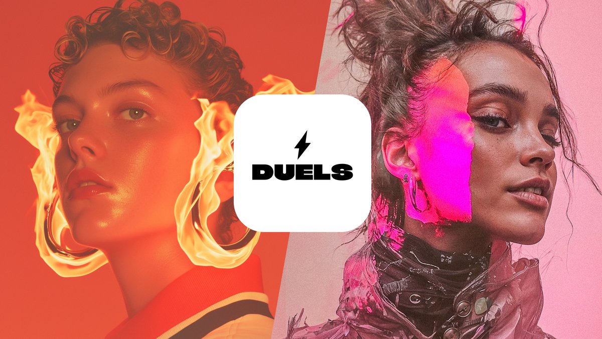 We’re heating up today on Duels.

See creators go head to head, vote on your favourite and earn.

It’s that simple. 💸

See who’s bringing the heat 🔥 → farcaster.xyz/miniapps/j20Zr…

Featuring <a href="/masha_kozhdan/">MASHA ♡︎</a> and <a href="/m_i_a_s_box/">Janne</a>