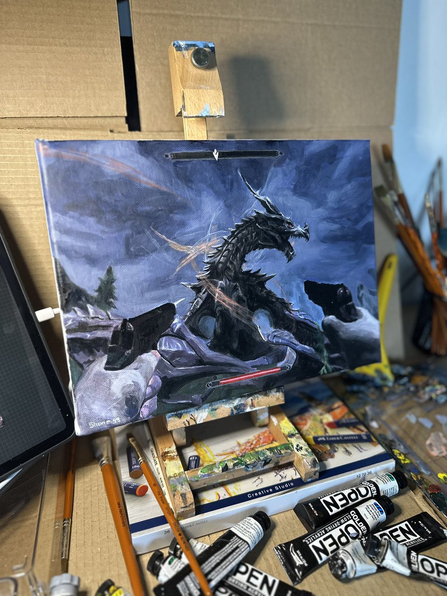 Pulled up to Alduin with Mustang and Sally