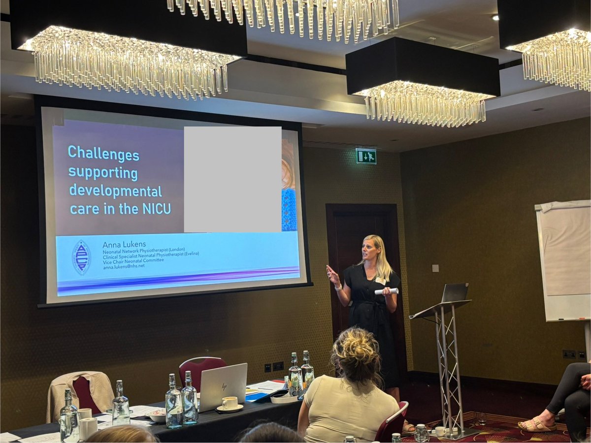 “Challenges supporting developmental care in NICU” with <a href="/annamlukens/">Anna Lukens</a> — vital insights &amp; discussions into #FiCare &amp; #DevelopmentalCare <a href="/TheAPCP/">TheAPCP</a> #EnhancedNeoPhysio2025 #NeoPhysio