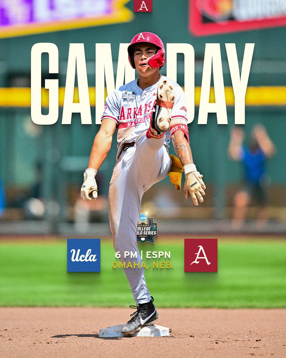 Hogs. Bruins. Let's get it on tonight!

Gameday Links: bit.ly/ArkBSBlinks
