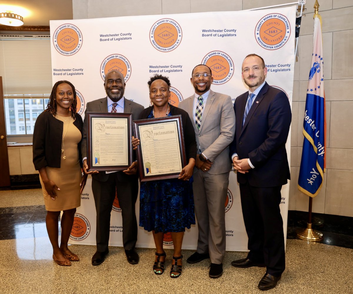 westchesterBOL's tweet image. The Board proudly honored two outstanding leaders at our Caribbean American Heritage Month celebration:
✅ Horace E. Anderson Jr., Dean at Pace Law
✅ Annmarie Smith, Yonkers education advocate
We celebrate the rich heritage & impact of Caribbean Americans in Westchester!