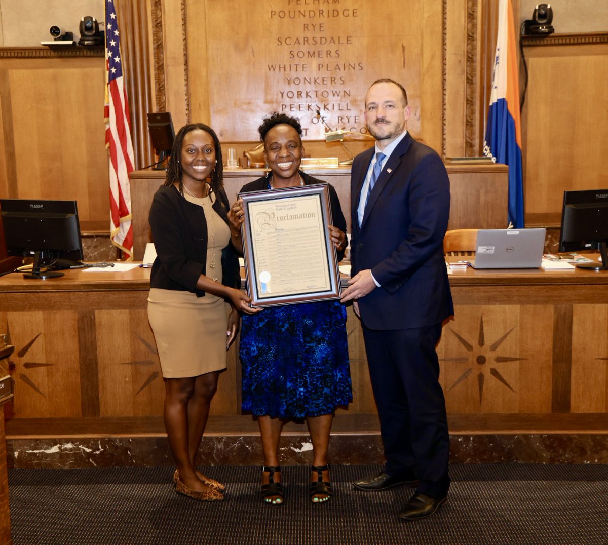 westchesterBOL's tweet image. The Board proudly honored two outstanding leaders at our Caribbean American Heritage Month celebration:
✅ Horace E. Anderson Jr., Dean at Pace Law
✅ Annmarie Smith, Yonkers education advocate
We celebrate the rich heritage & impact of Caribbean Americans in Westchester!