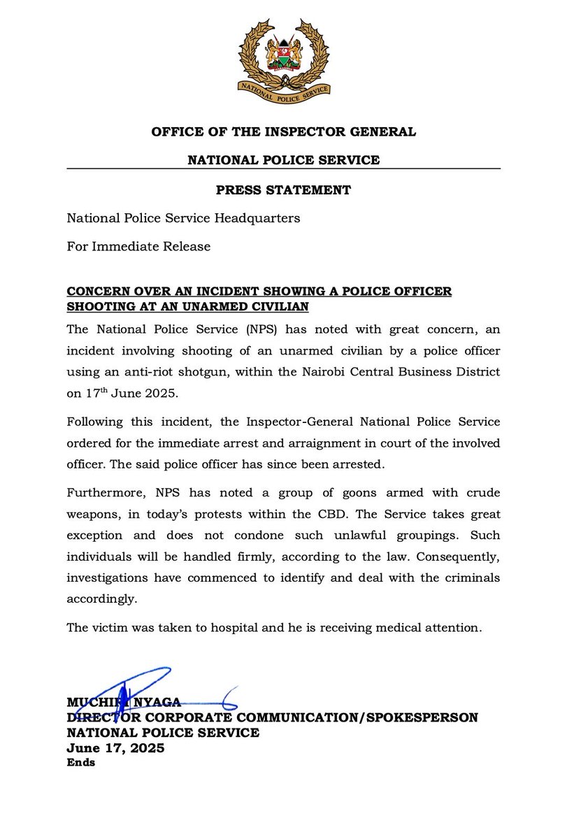 Police should protect us....
