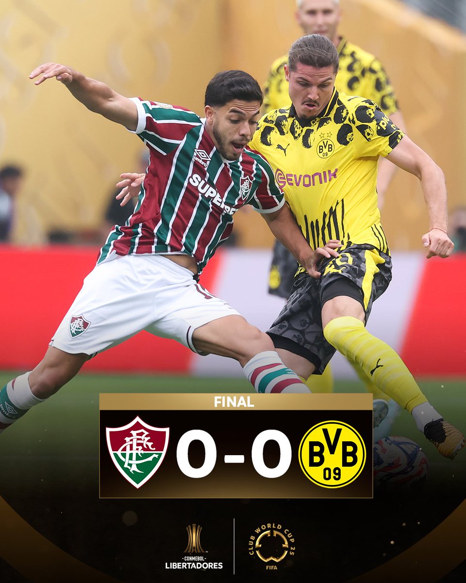 CONMEBOL Libertadores (@libertadores) on Twitter photo 🇭🇺🏆 ¡Debut con empate para <a href="/FluminenseFC/">Fluminense F.C.</a>! Fue 0-0 ante #BorussiaDortmund, por la primera fecha del Grupo F del #FIFAClubWorldCup.
⭐ CONMEBOL #Libertadores #GloriaEterna #FIFACWC 🇭🇺🏆 ¡Debut con empate para <a href="/FluminenseFC/">Fluminense F.C.</a>! Fue 0-0 ante #BorussiaDortmund, por la primera fecha del Grupo F del #FIFAClubWorldCup.
⭐ CONMEBOL #Libertadores #GloriaEterna #FIFACWC