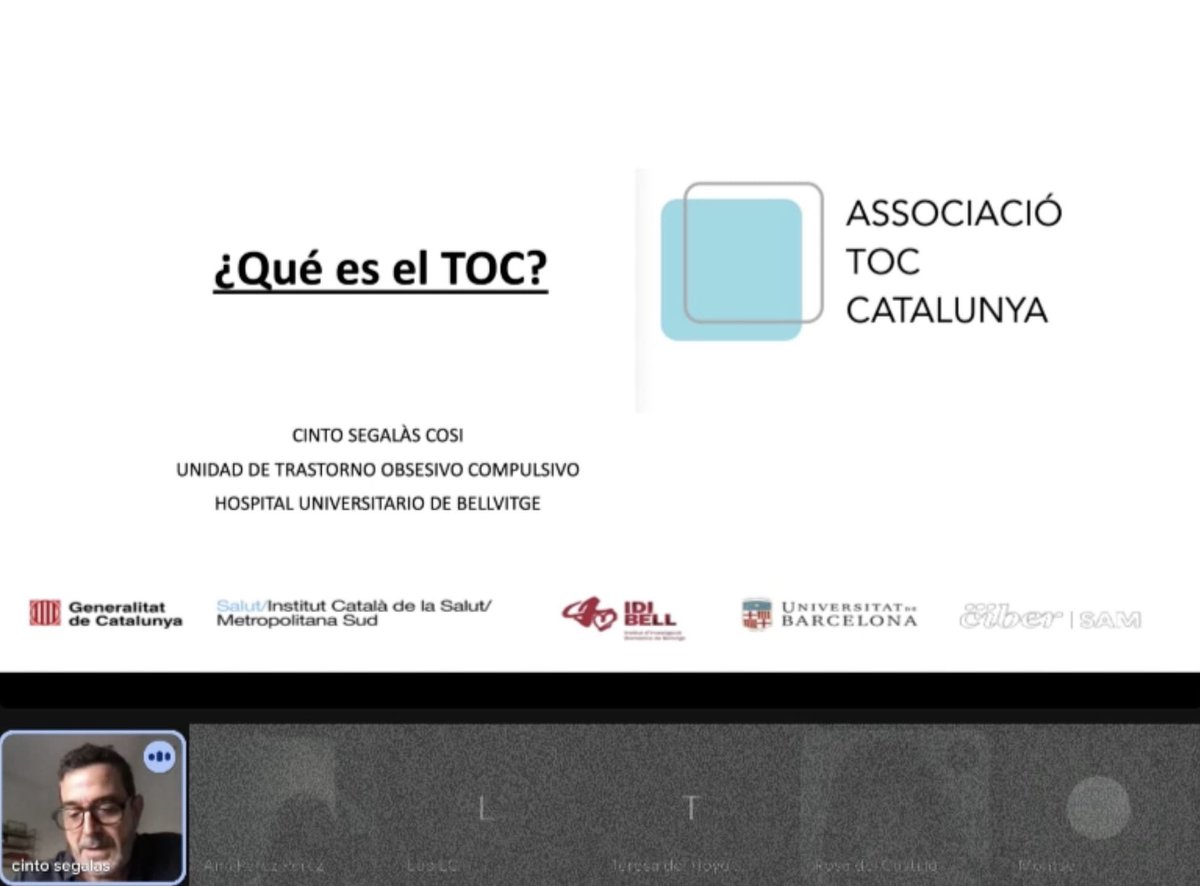 🎥 Ja pots veure al nostre canal de YouTube la xerrada del Dr. Cinto Segalàs: “Què és el TOC?”, organitzada per TOC Catalunya.
🔗 youtu.be/89XU-Iov8Zg?si…
#TOCCatalunya #SalutMental #TOC