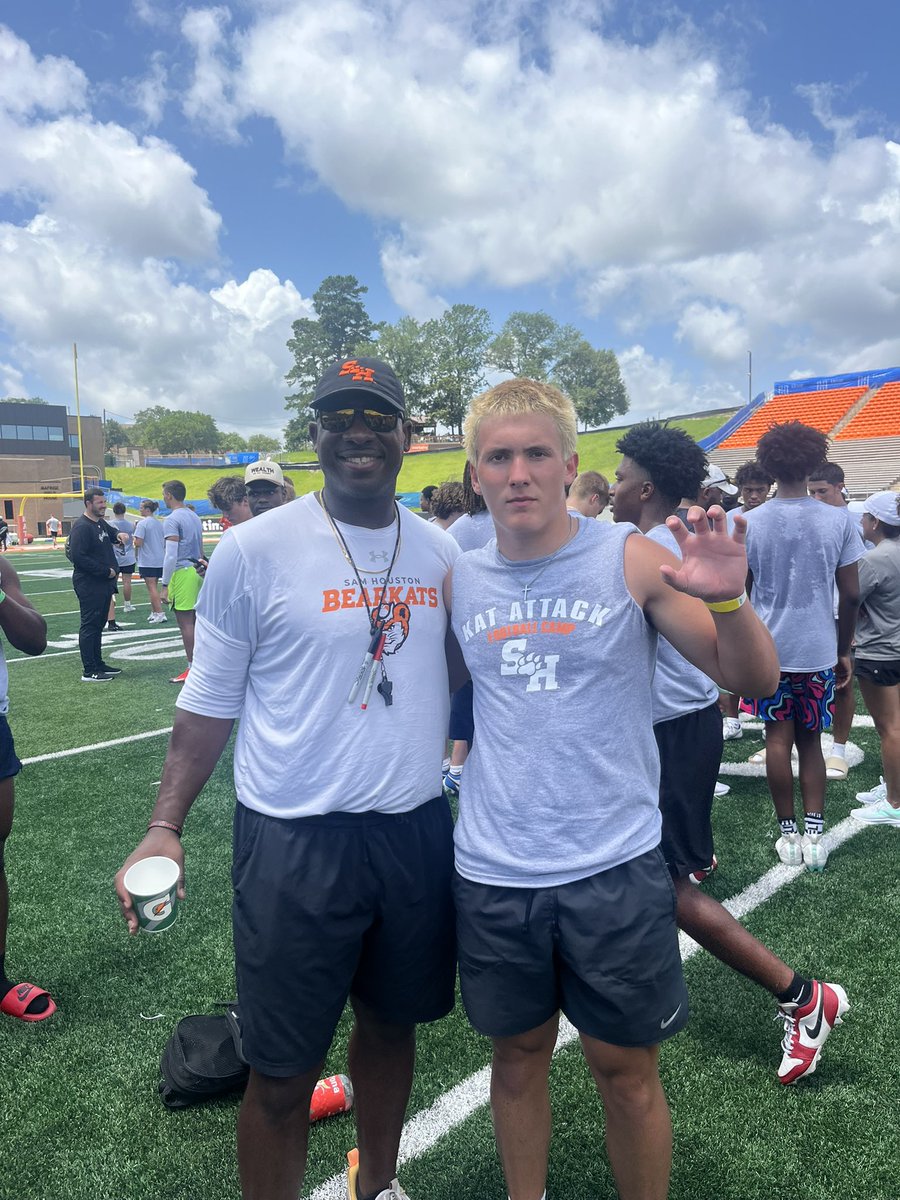 Jase Sutton (@jasesutton21) on Twitter photo Great day competing with teammates at <a href="/BearkatsFB/">Sam Houston Football</a> loved the competition and feedback I received, can’t wait to be back in the future!
<a href="/31_CoachFAL/">Freddie Aughtry-Lindsay</a> <a href="/CoachBoodon/">John Boodon</a> <a href="/GOaksFootball/">Grand Oaks Football</a> <a href="/TXRecruits/">Texas Recruits</a> <a href="/SportPrepX/">SportPrepX</a> <a href="/N_W_Sports/">Nation Wide Sports!</a> <a href="/One11Recruiting/">One11 Recruiting</a> <a href="/THEPLATFORMDR/">THE PLATFORM</a> Great day competing with teammates at <a href="/BearkatsFB/">Sam Houston Football</a> loved the competition and feedback I received, can’t wait to be back in the future!
<a href="/31_CoachFAL/">Freddie Aughtry-Lindsay</a> <a href="/CoachBoodon/">John Boodon</a> <a href="/GOaksFootball/">Grand Oaks Football</a> <a href="/TXRecruits/">Texas Recruits</a> <a href="/SportPrepX/">SportPrepX</a> <a href="/N_W_Sports/">Nation Wide Sports!</a> <a href="/One11Recruiting/">One11 Recruiting</a> <a href="/THEPLATFORMDR/">THE PLATFORM</a>
