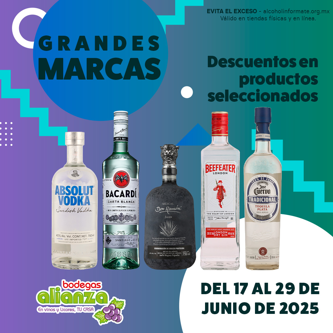 Tus marcas favoritas tienen grandes descuentos. ¡No dejes pasar esta oportunidad! Disponible en la tienda en línea y tiendas físicas.
bodegasalianza.com/grandes-marcas…