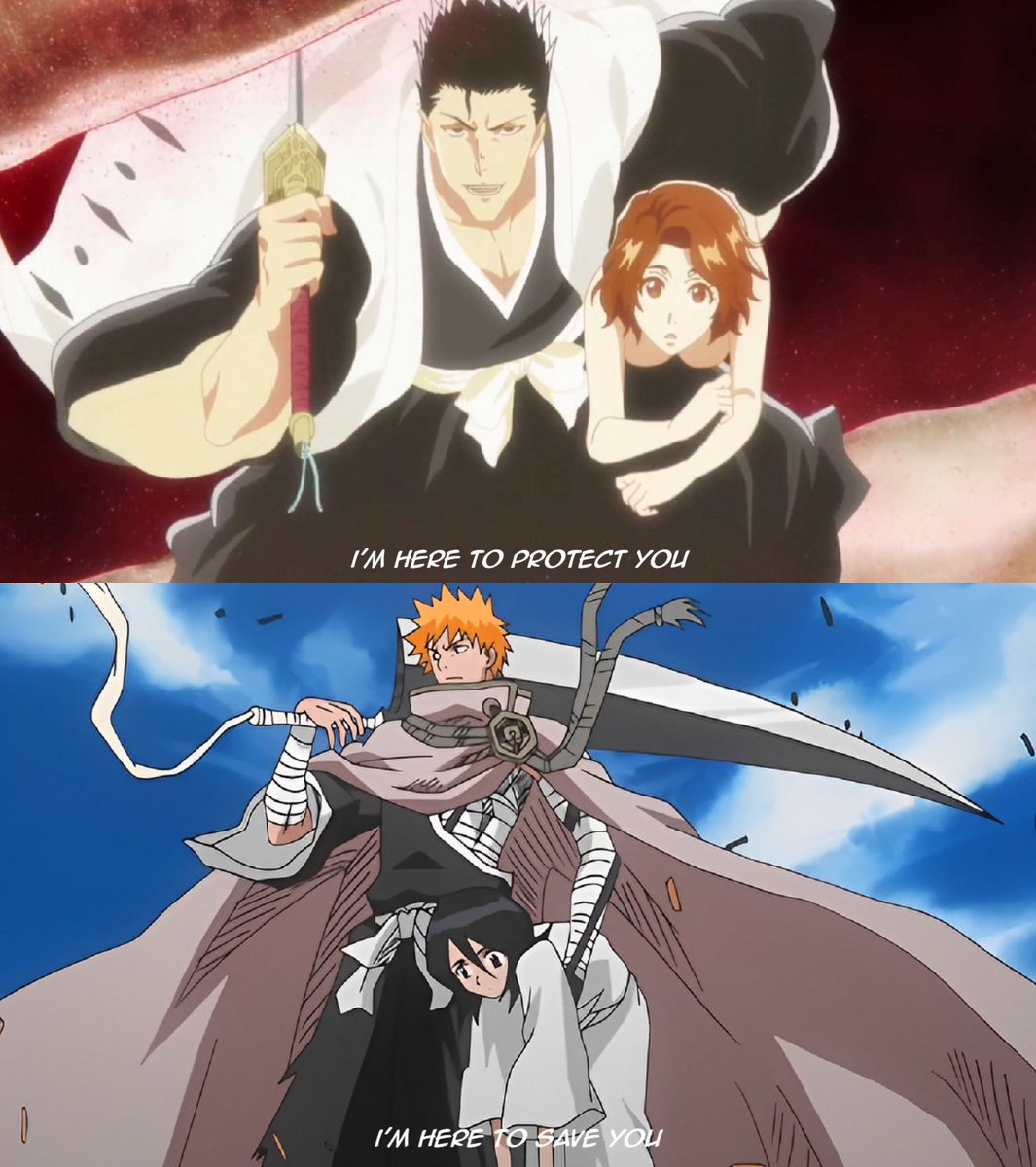 IchiRukispace's tweet image. the way their postures were the exact same saving their most special women 🥹