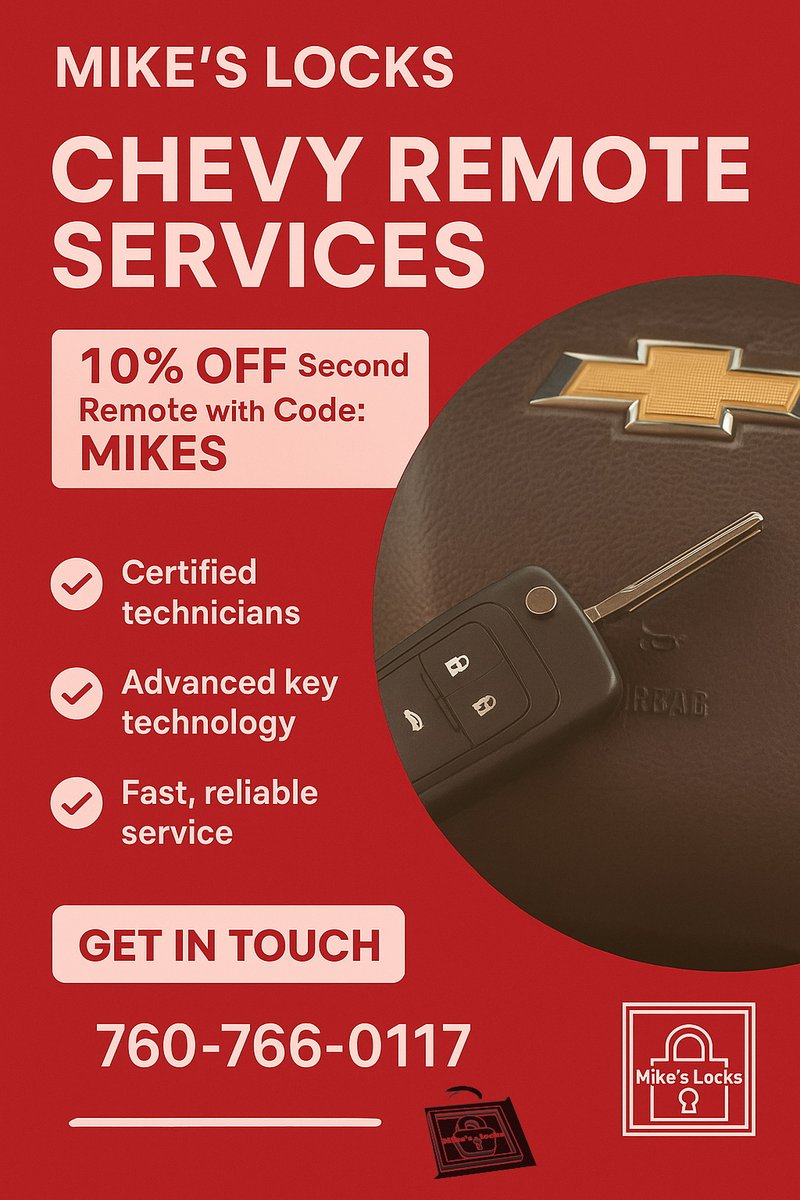 LocksMikes's tweet photo. π Locked out or need a key? Mikeβs Locks is trusted across Victorville, Hesperia, Apple Valley & Spring Valley Lake.
π 760-766-0117 β Mobile, professional & ready 24/7!
#HighDesertLocksmith #VictorvilleLocksmith #AppleValleyLocksmith #HesperiaLocksmith #CarKeyExperts https://t.co/stvMaVQFb6
