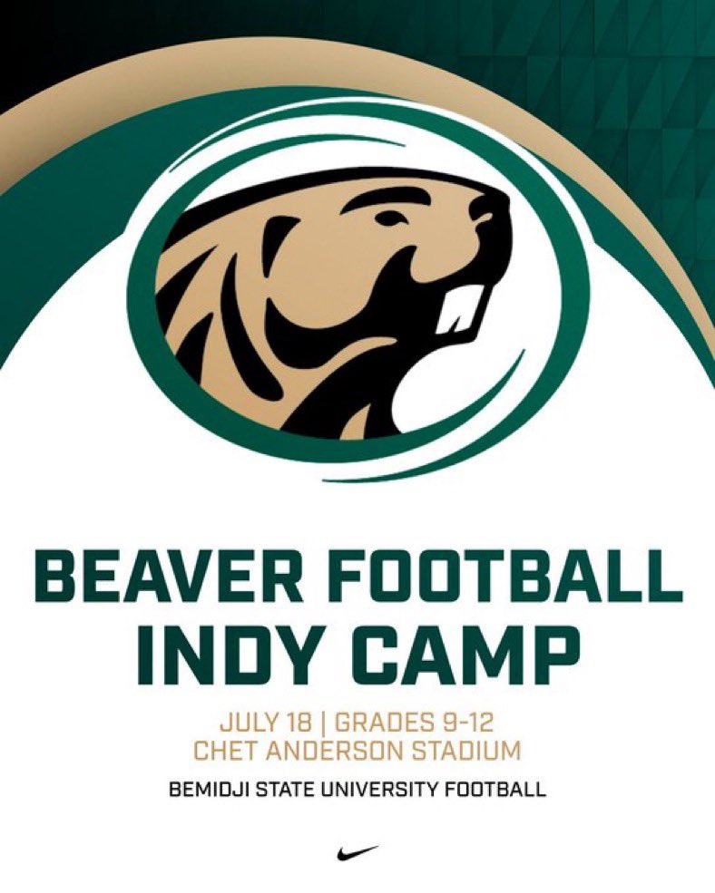 Come up to Bemidji to perfect your craft!! 
ROLL BEAVS!
…idjistatefootballcamps.totalcamps.com/shop/product/4…