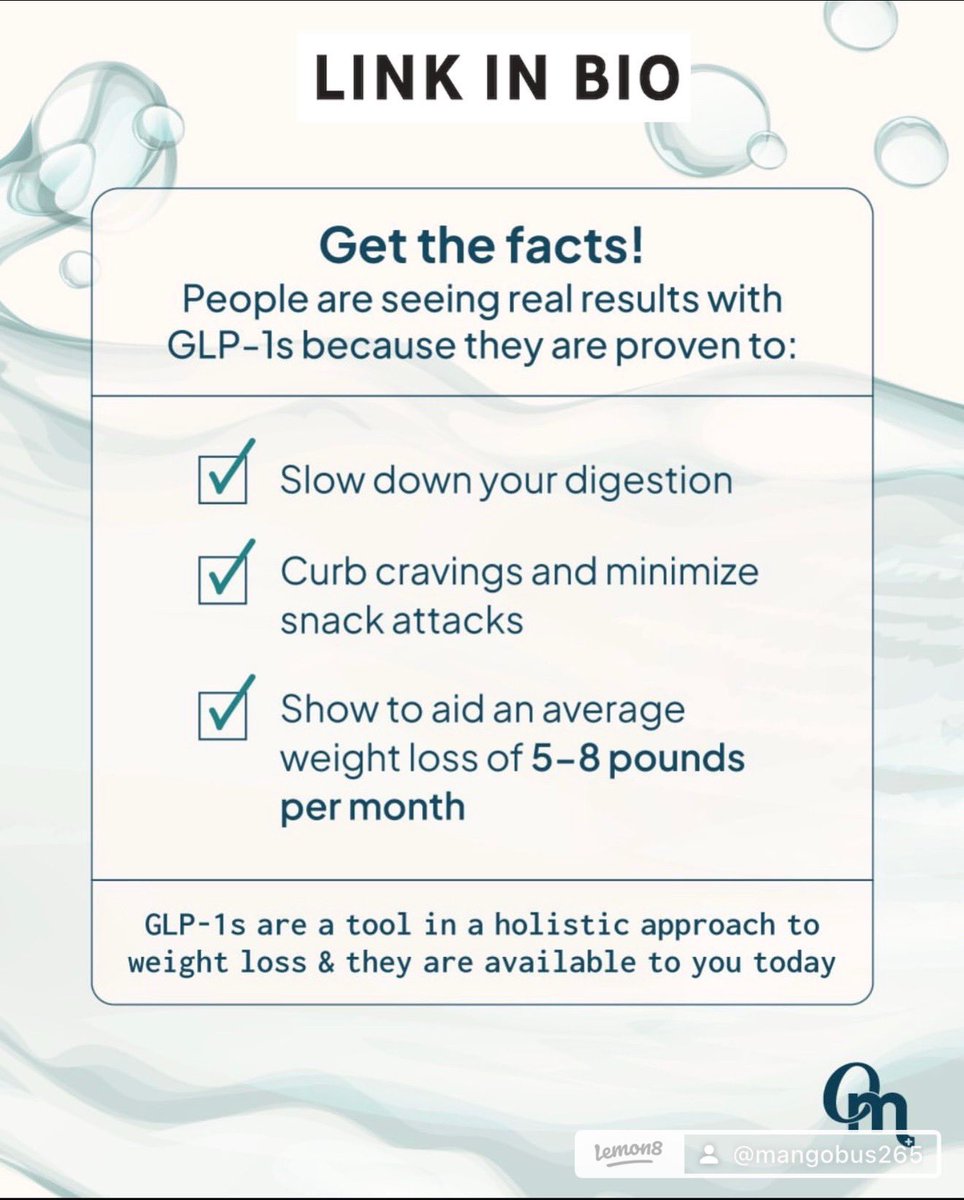 Mangobus265's tweet photo. 👉 Link to the provider I use.
https://t.co/oCFxROYL8P

#glp1 #weightloss #obesity #semaglutide https://t.co/DyGn5qDLgs