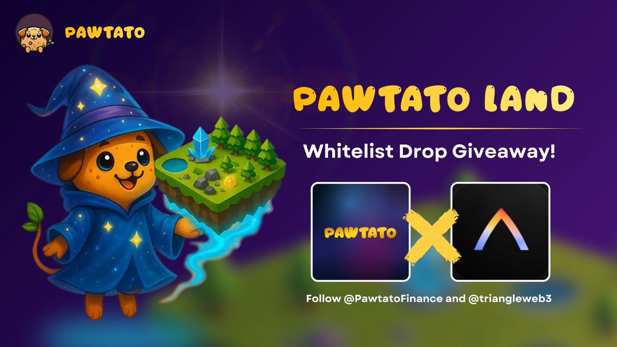 TRIANGLE (@triangleweb3) on Twitter photo We're happy to announce our Collaboration with <a href="/PawtatoFinance/">Pawtato Finance | Sui</a>
Join our discord and participate raffle to secure spots!
discord.gg/triangleweb3 We're happy to announce our Collaboration with <a href="/PawtatoFinance/">Pawtato Finance | Sui</a>
Join our discord and participate raffle to secure spots!
discord.gg/triangleweb3