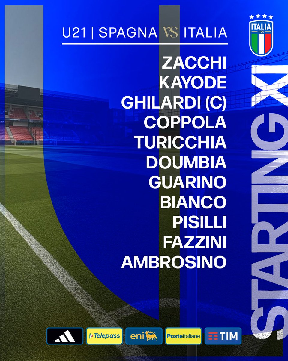 Azzurri's tweet image. Gli 1️⃣1️⃣ #Azzurrini scelti da Carmine #Nunziata per #SpagnaItalia 🇪🇸🇮🇹

#U21EURO
#Under21 #VivoAzzurro