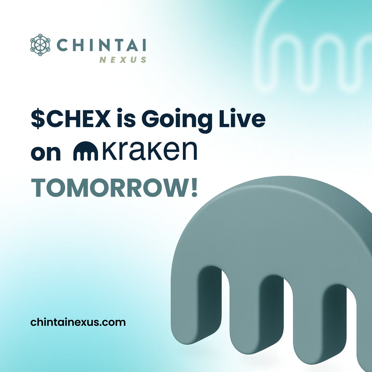 It's happening!

$CHEX debuts on <a href="/krakenfx/">Kraken Exchange</a> TOMORROW.