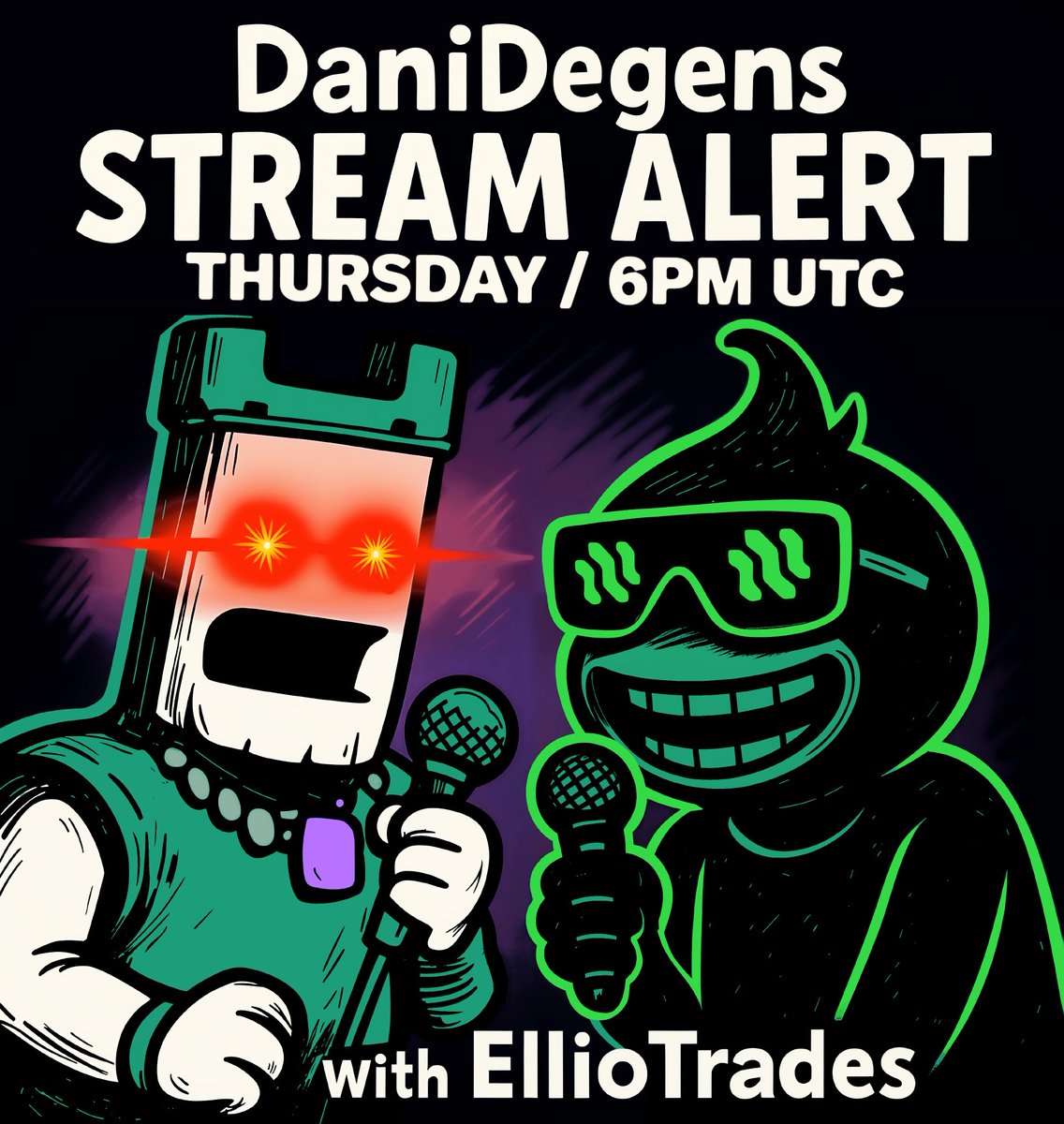 My first-ever Twitch stream with a guest. This Thursday, 6PM UTC.
Elliot’s joining me as we dive straight into the black hole. no script, no seatbelt, no mercy.

Bookmark it. This won’t be safe.