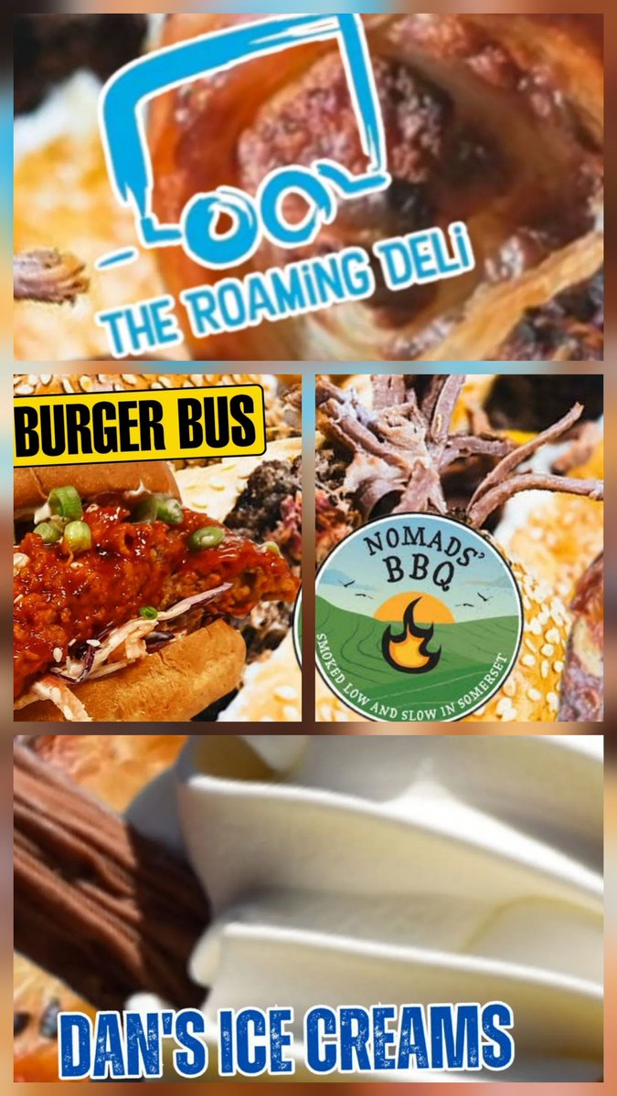 BathCombinationRugby (@bathcombination) on Twitter photo Joining us at <a href="/MN_RFC/">Midsomer Norton RFC</a> fir the Korev Bath Combination 7s are. 🍔 Burger Bus - Top quality burgers & sides in an old American bus
🔥 Nomads BBQ - You won't be disappointed.
🥪 Roaming Deli - Joining us from breakfast til dinner.
🍦 Dan's Ice Creams - Time to cool off in the sun. Joining us at <a href="/MN_RFC/">Midsomer Norton RFC</a> fir the Korev Bath Combination 7s are. 🍔 Burger Bus - Top quality burgers & sides in an old American bus
🔥 Nomads BBQ - You won't be disappointed.
🥪 Roaming Deli - Joining us from breakfast til dinner.
🍦 Dan's Ice Creams - Time to cool off in the sun.