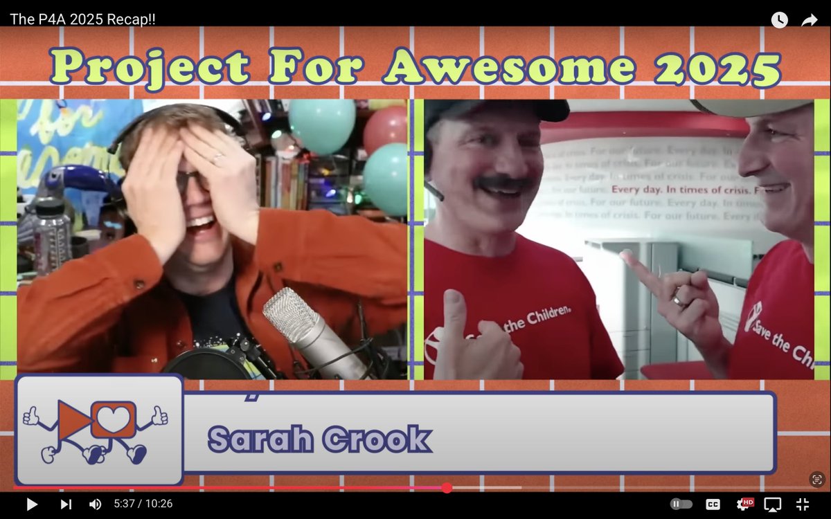 VIDEO Recap of <a href="/proj4awesome/">Project for Awesome</a>  #P4A2025 where my twin bro <a href="/AngeloARossetti/">Angelo A. Rossetti</a> &amp; I pranked <a href="/hankgreen/">Hank Green</a> to benefit <a href="/SavetheChildren/">Save the Children US</a>, <a href="/PIH/">Partners In Health</a> &amp; other awesome causes. #DFTBA youtube.com/watch?v=GzvJLI… 🤣🤣🤣