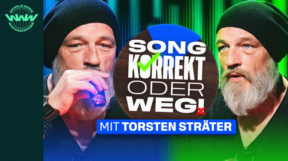 SONG KORREKT ODER WEG!

Heute im Kampf um die goldene Ananas auf der goldenen Tischplatte: Torsten Sträter und Wildcard Jessica!

▶️youtu.be/X60mXHFFGJk