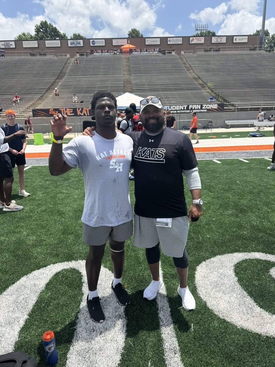 Paul Hill (@paulhill_27) on Twitter photo I had an amazing time at <a href="/BearkatsFB/">Sam Houston Football</a> camp today! Thank you <a href="/DBCoachMcGraw/">Gary McGraw</a> for inviting me and <a href="/31_CoachFAL/">Freddie Aughtry-Lindsay</a> for coaching me up. The competition was great i ended up being in the final competition and also being one of the final participants standing. <a href="/hcstangs_FB/">Houston Christian High School Football</a> <a href="/coachgregdial/">Greg Dial Jr.</a> I had an amazing time at <a href="/BearkatsFB/">Sam Houston Football</a> camp today! Thank you <a href="/DBCoachMcGraw/">Gary McGraw</a> for inviting me and <a href="/31_CoachFAL/">Freddie Aughtry-Lindsay</a> for coaching me up. The competition was great i ended up being in the final competition and also being one of the final participants standing. <a href="/hcstangs_FB/">Houston Christian High School Football</a> <a href="/coachgregdial/">Greg Dial Jr.</a>