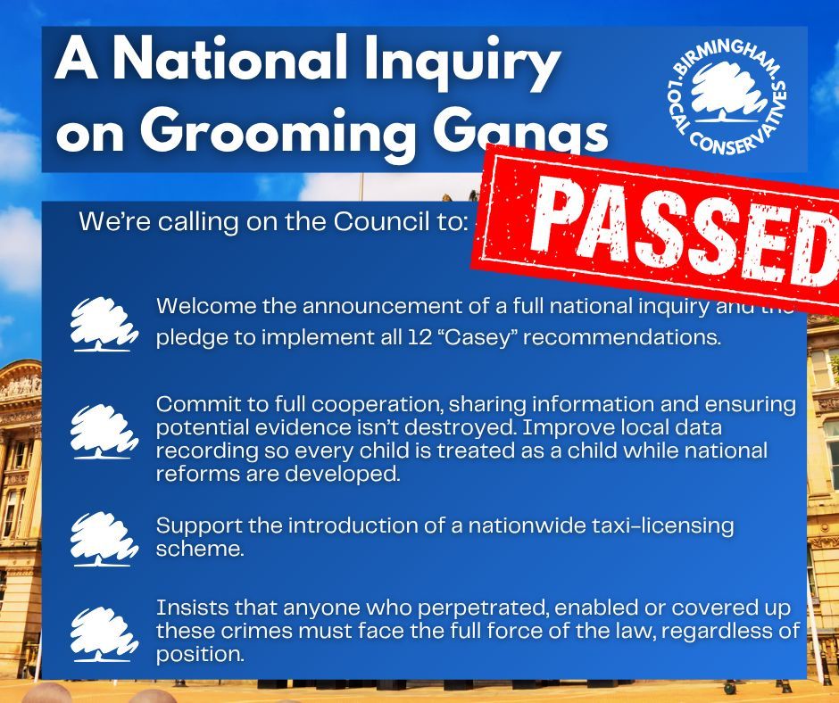 Our motion was unanimously passed with cross-party support from all corners of the chamber. The Government must act now on the recommendations before them to bring an end to the scourge of grooming gangs across the country and ensure perpetrators and enablers face justice.